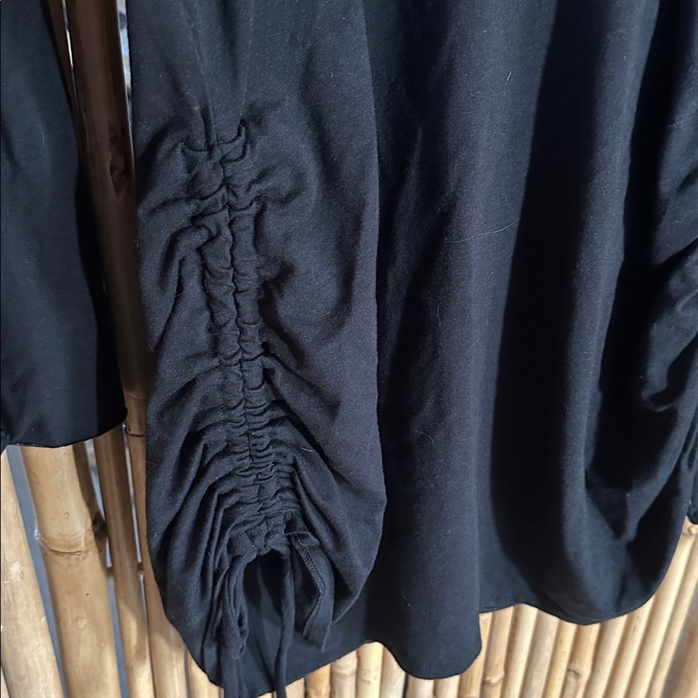 Slit Weave Bamboo Cinch Dress - Picture 5 of 9